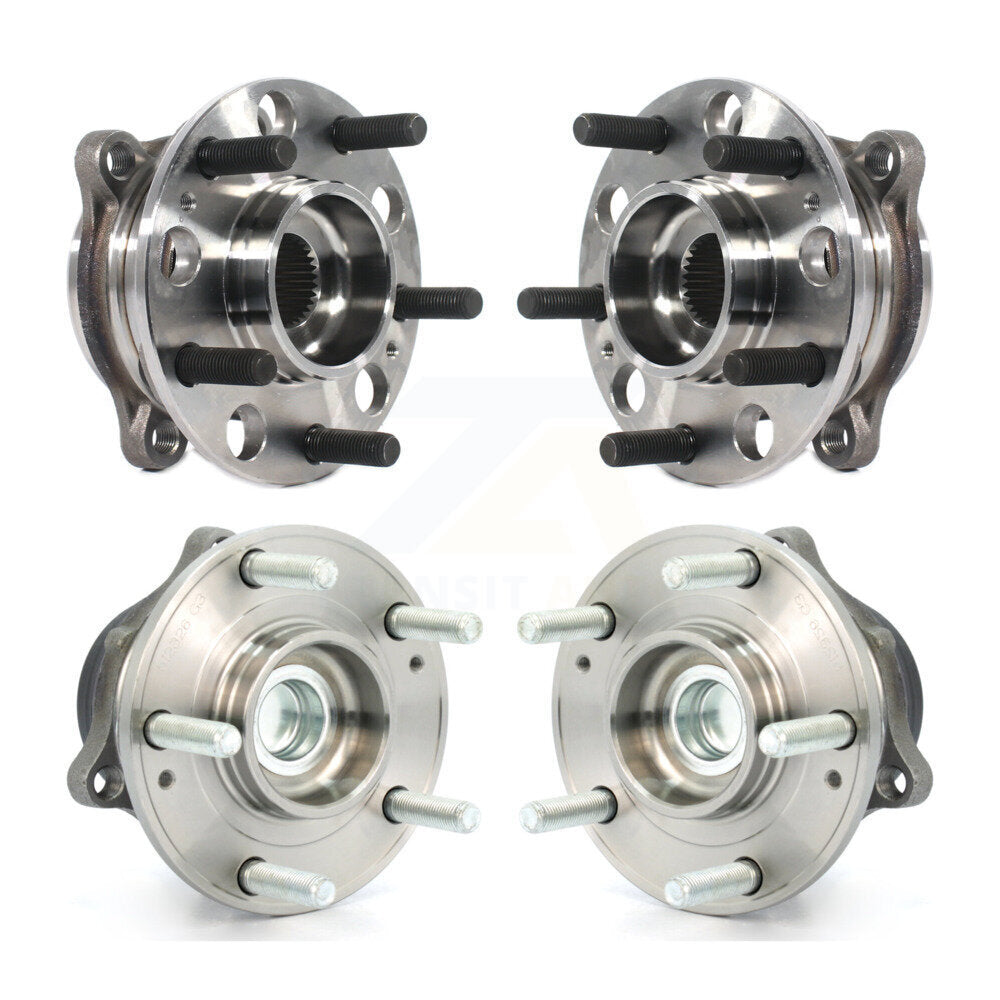 Front Rear Wheel Bearing & Hub Assembly Kit For Hyundai Santa Fe Sport XL FWD