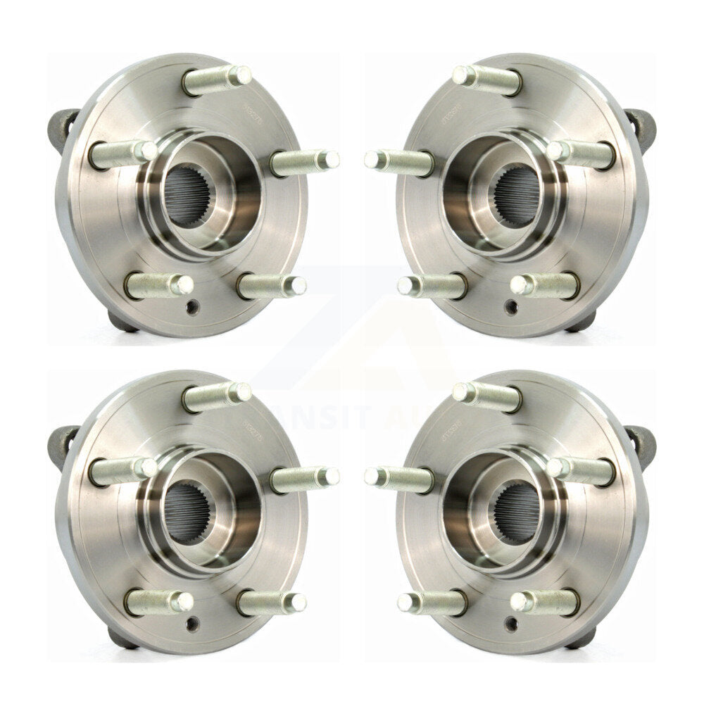 Front Rear Wheel Bearing & Hub Assembly Kit For Ford Taurus Flex Lincoln MKS MKT