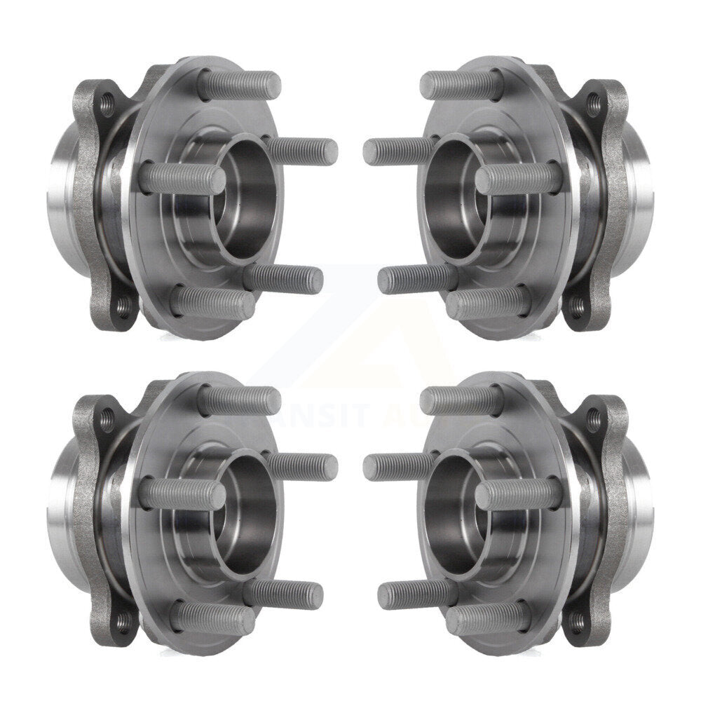 Front Rear Wheel Bearing Hub Assembly Kit For Ford Edge Lincoln MKX Continental