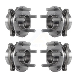 Front Rear Wheel Bearing Hub Assembly Kit For Ford Edge Lincoln MKX Continental