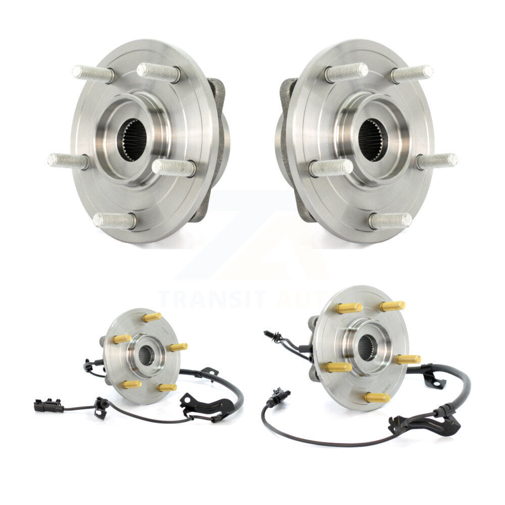 Front Rear Wheel Bearing & Hub Assembly Kit For 2009-2020 Dodge Journey