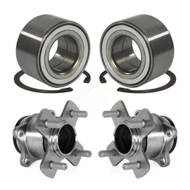 Front Rear Wheel Bearing And Hub Assembly Kit For 2015-2020 Honda Fit