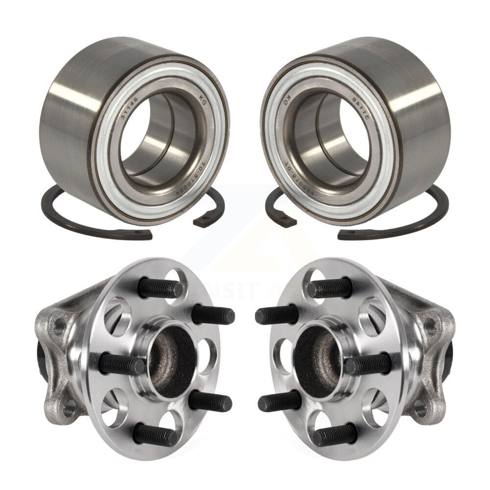 Front Rear Wheel Bearing And Hub Assembly Kit For Toyota Prius Prime With AISIN