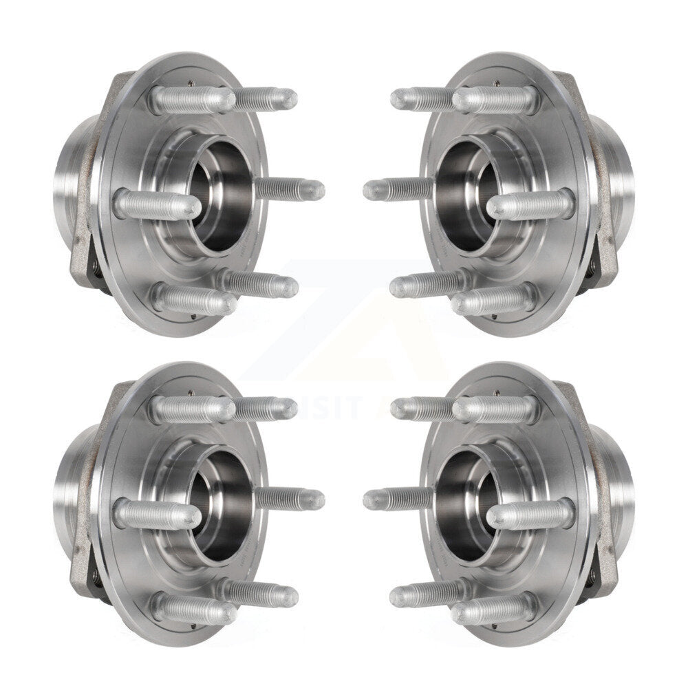 Front Rear Wheel Bearing & Hub Assembly Kit For Chevrolet Traverse Cadillac XT5