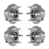 Front Rear Wheel Bearing & Hub Assembly Kit For Chevrolet Traverse Cadillac XT5