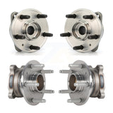 Front Rear Wheel Bearing & Hub Assembly Kit For Chevrolet Cruze Limited