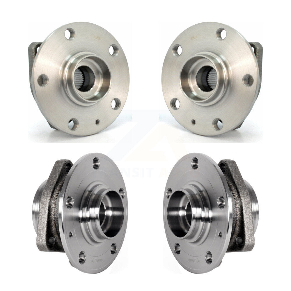 Front Rear Wheel Bearing & Hub Assembly Kit For Volkswagen Golf Alltrack Audi S3