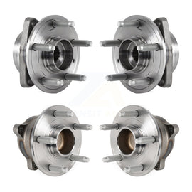 Front Rear Wheel Bearing & Hub Assembly Kit For Chevrolet Volt Bolt EV