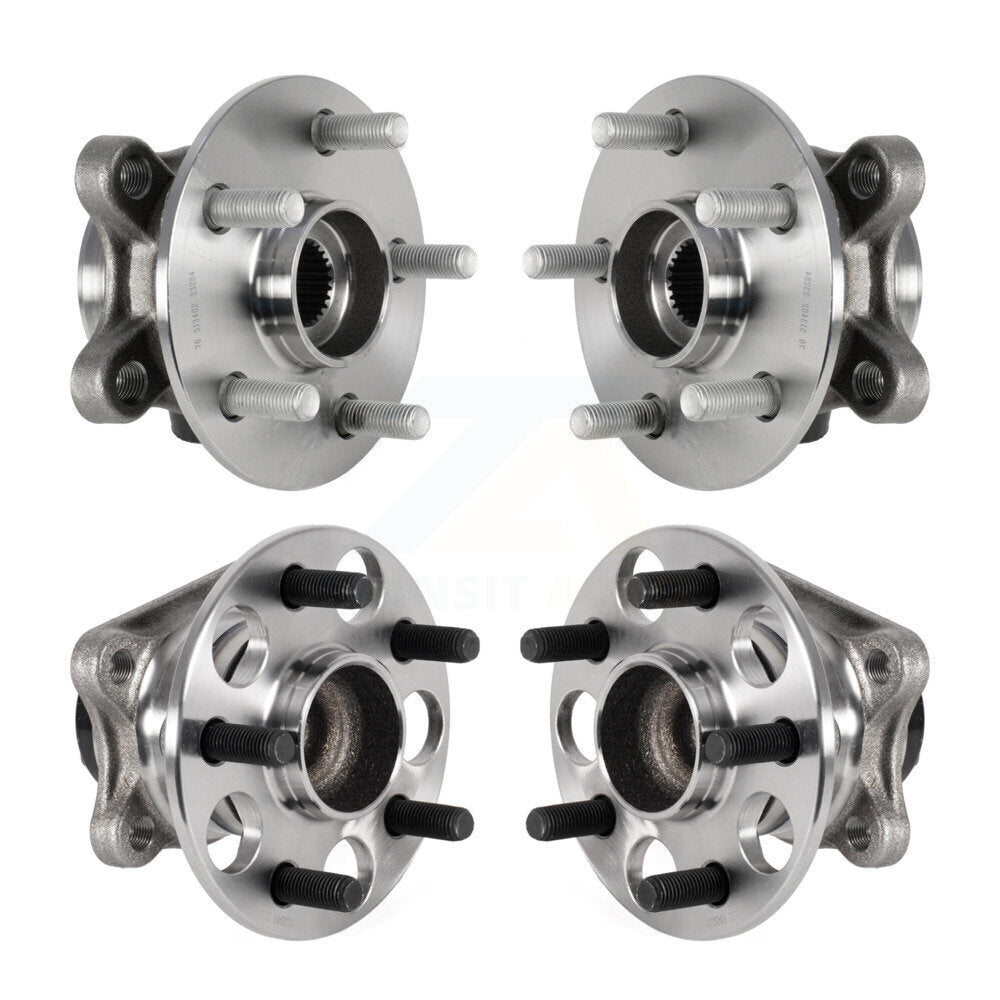 Front Rear Wheel Bearing & Hub Assembly Kit For Toyota Prius Corolla Prime