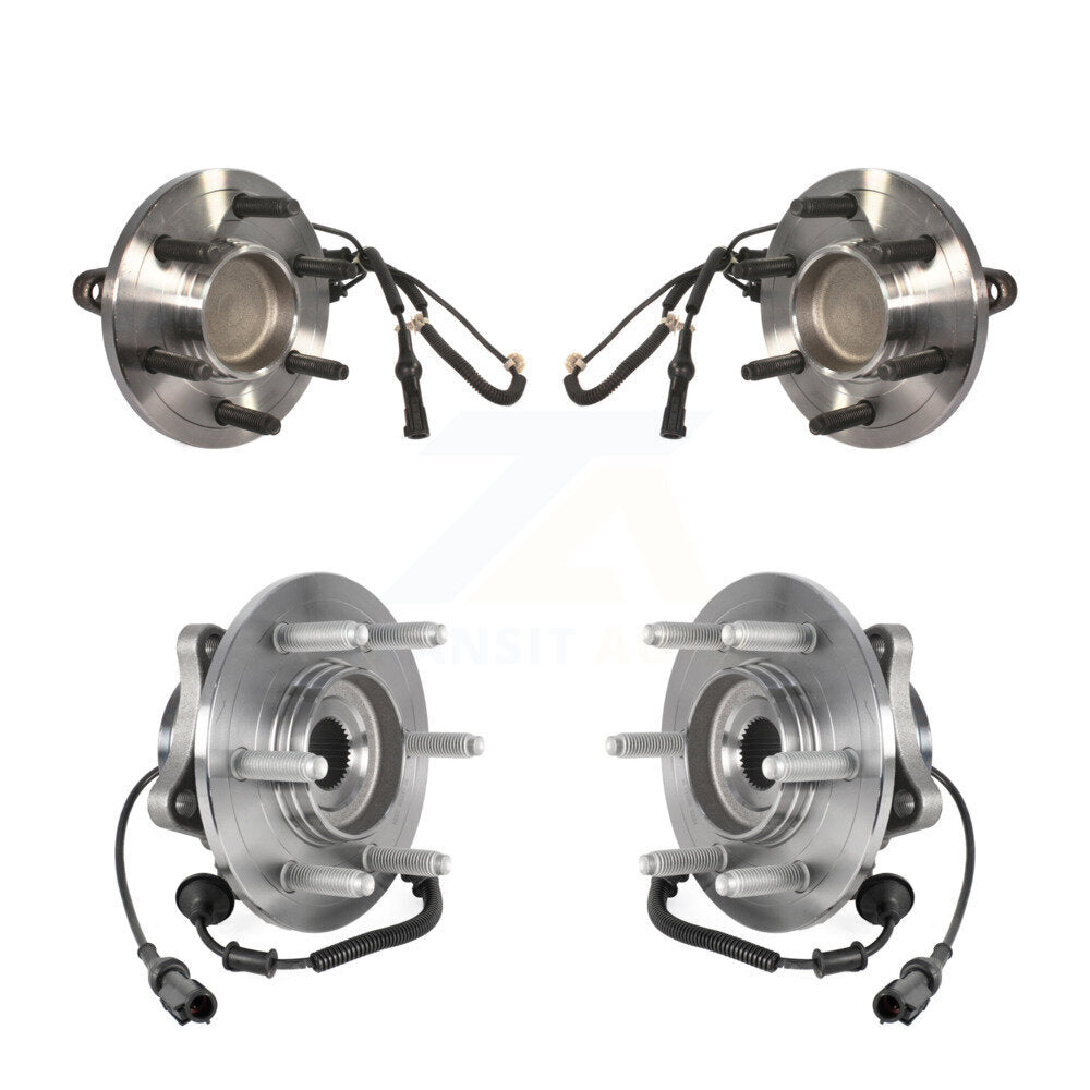 Front Rear Wheel Bearing Hub Assembly Kit For Ford Expedition Lincoln Navigator