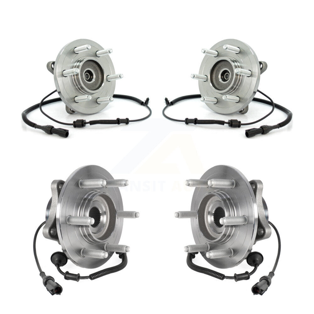 Front Rear Wheel Bearing Hub Assembly Kit For Ford Expedition Lincoln Navigator