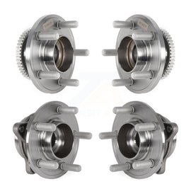 Front Rear Wheel Bearing & Hub Assembly Kit For Ford Mustang