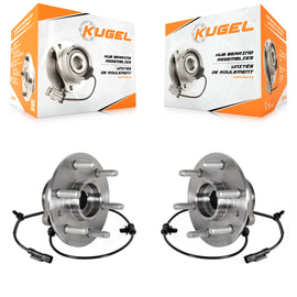 Front Wheel Bearing & Hub Assembly Pair For Ram 1500 Without 22