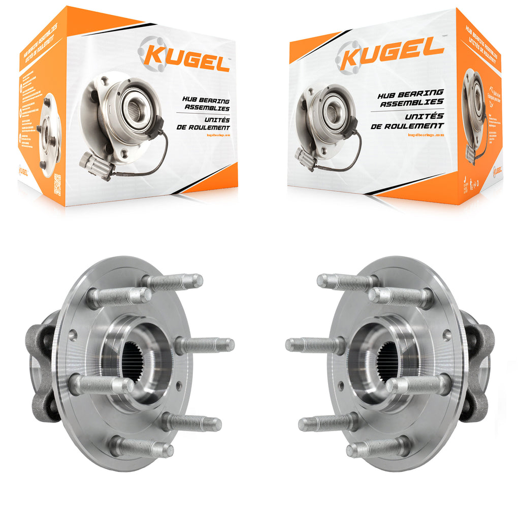 Front Wheel Bearing Hub Assembly Pair For Chevrolet GMC Silverado 1500 Sierra XL