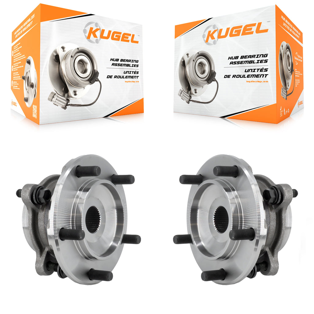 Front Wheel Bearing And Hub Assembly Pair For Toyota Tundra Sequoia 4WD