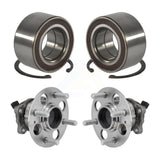Front Rear Wheel Bearing And Hub Assembly Kit For 2018-2022 Kia Rio Hyundai Accent K70-101990