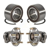 Front Rear Wheel Bearing And Hub Assembly Kit For 2016-2022 Honda HR-V FWD K70-102016