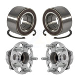 Front Rear Wheel Bearing And Hub Assembly Kit For 2018-2024 Honda Odyssey K70-102018