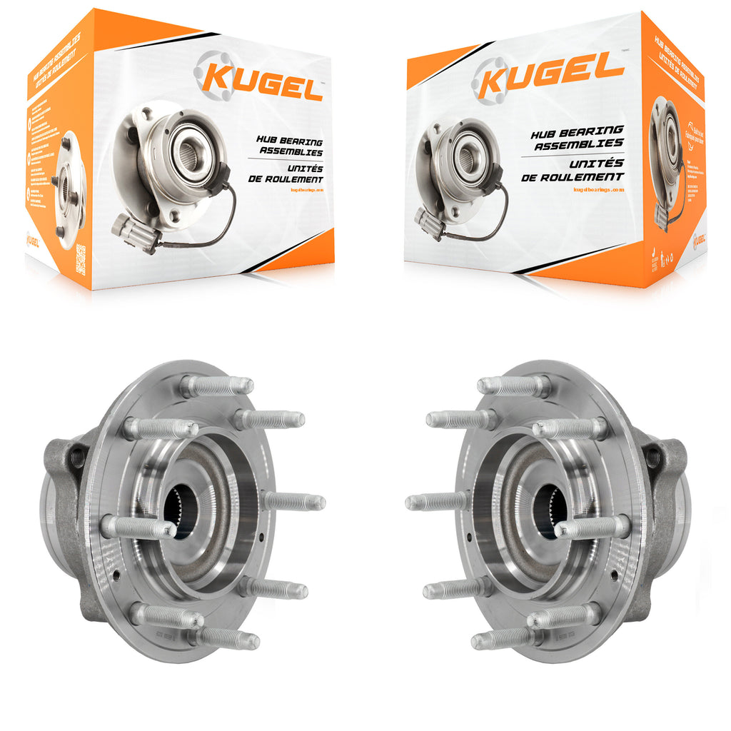 Front Wheel Bearing Hub Assembly Pair For GMC Chevrolet Silverado 2500 HD Sierra