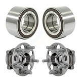 Front Rear Wheel Bearing And Hub Assembly Kit For 2017-2019 Honda Ridgeline AWD K70-102142