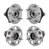 Front Rear Wheel Bearing & Hub Assembly Kit For Toyota RAV4 FWD with GAS engine K70-102172