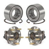 Front Rear Wheel Bearing & Hub Assembly Kit For 16-17 Hyundai Tucson FWD with GAS engine K70-102218