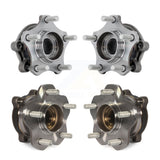 Front Rear Wheel Bearing & Hub Assembly Kit For 2019-2023 Nissan Altima AWD K70-102230