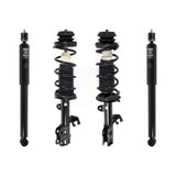 Front Rear Complete Shocks Strut Coil Spring Assembly Kit For Nissan Versa Note