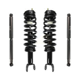 Front Rear Complete Shocks Strut & Coil Spring Assemblies Kit For Dodge Ram 1500