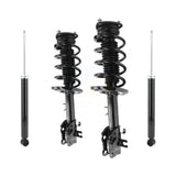 Front Rear Strut And Spring Kit For 2013 Mazda CX-5 FWD Excludes All Wheel Drive