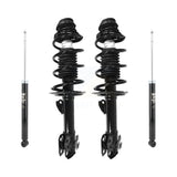 Front Rear Complete Shocks Strut And Coil Spring Kit For 2015-2018 Toyota Yaris