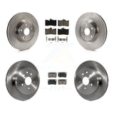 Front Rear Brake Rotors Ceramic Pad Kit (6Pc) For Lexus GS350 IS350 GS450h GS460