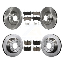 Charger l&#39;image dans la galerie, Front Rear Disc Brake Rotor Ceramic Pad Kit (6Pc) For Audi Q7 Volkswagen Touareg