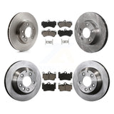 Front Rear Disc Brake Rotor Ceramic Pad Kit (6Pc) For Porsche Cayenne Volkswagen