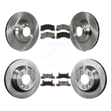 Charger l&#39;image dans la galerie, Front Rear Disc Brake Rotors And Ceramic Pads Kit (6Pc) For Porsche Cayenne