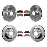 Front Rear Disc Brake Rotors And Ceramic Pads Kit (6Pc) For Porsche Cayenne