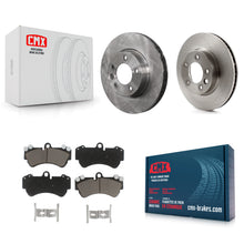 Load image into Gallery viewer, Front Disc Brake Rotors &amp; Ceramic Pad Kit For Porsche Cayenne Volkswagen Touareg