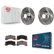 Charger l'image dans la galerie, Front Disc Brake Rotors And Ceramic Pads Kit For Porsche Cayenne