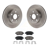 [Front] 2000 Toyota Celica GT Premium OE Brake Rotors & Ceramic Pads Kit For Max Braking