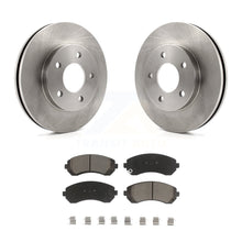 Charger l&#39;image dans la galerie, Front Disc Brake Rotors And Ceramic Pads Kit For Buick Rendezvous Pontiac Aztek