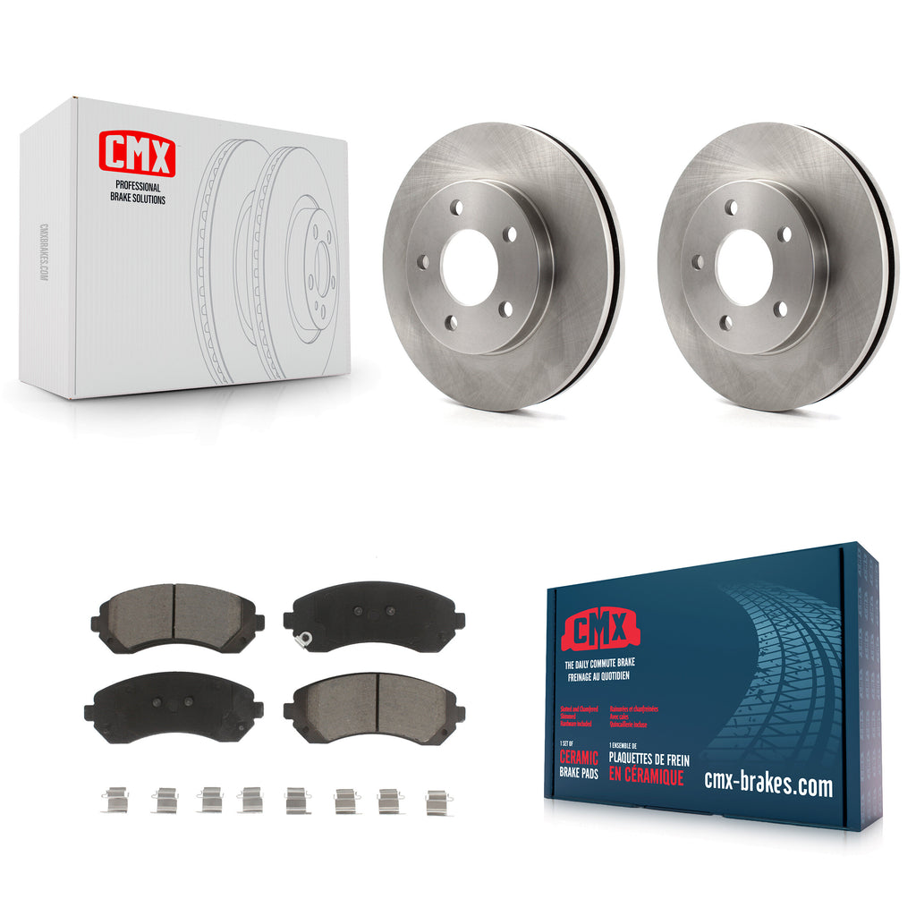 Front Disc Brake Rotors And Ceramic Pads Kit For Buick Rendezvous Pontiac Aztek