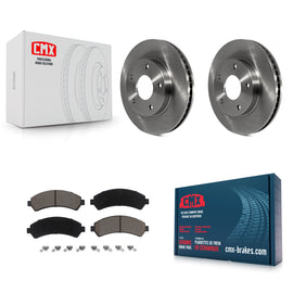 Front Disc Brake Rotor Ceramic Pad Kit For Chevrolet S10 Blazer GMC Sonoma Jimmy