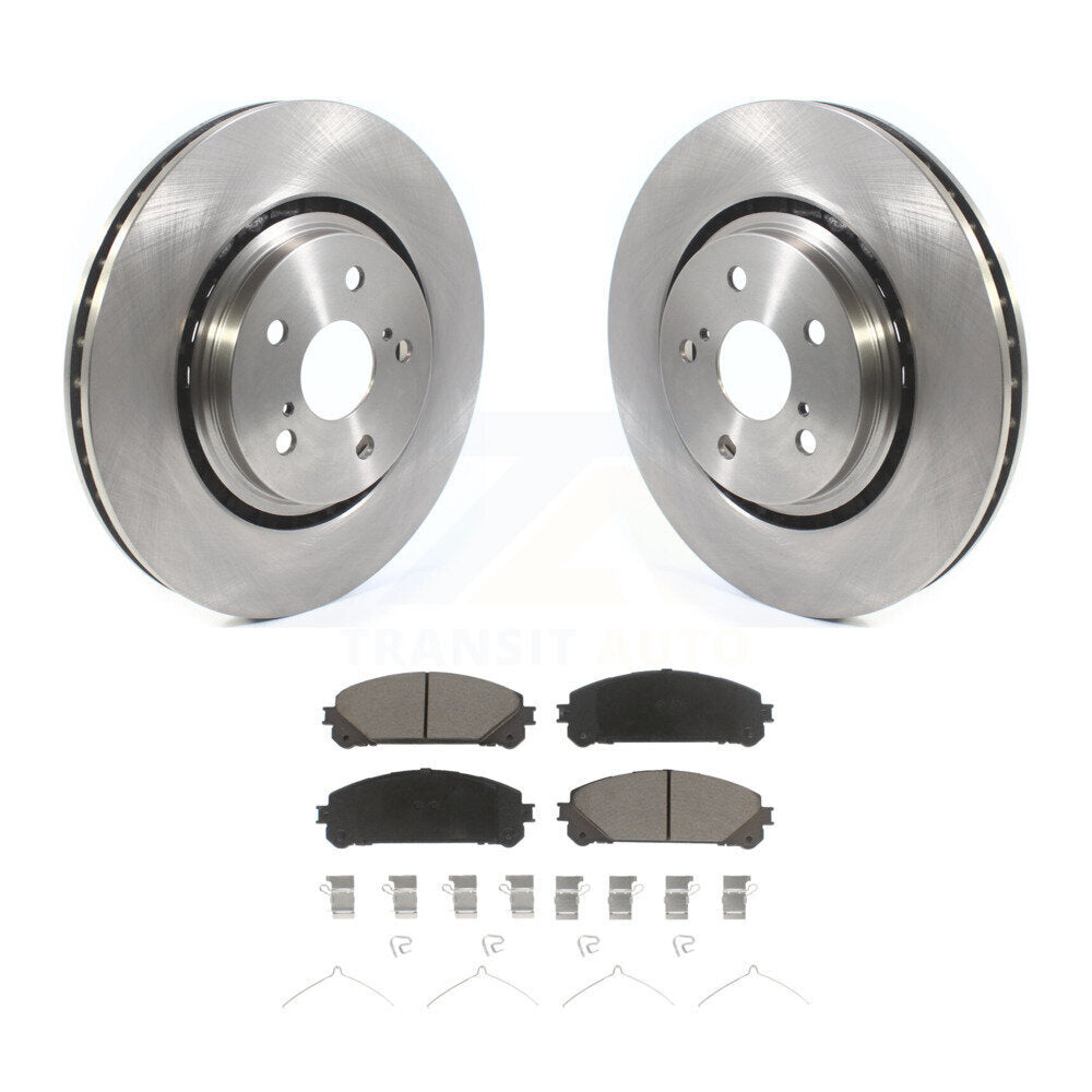 Front Brake Rotor And Ceramic Pad Kit For Lexus RX350 RX450h Toyota RX350L Camry