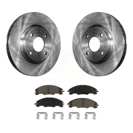 [Front] 2008-2011 Ford Focus Premium OE Brake Rotors & Ceramic Pads Kit For Max Braking