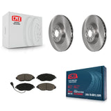 Front Brake Rotor Ceramic Pad Kit For Volkswagen Tiguan Jetta GTI Audi Golf R S3