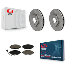 Load image into Gallery viewer, Front Disc Brake Rotors And Ceramic Pads Kit For Volkswagen CC AWD