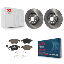 Load image into Gallery viewer, Front Brake Rotors Ceramic Pad Kit For Volkswagen Jetta Beetle CC Passat GTI Eos