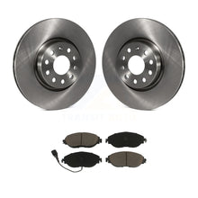 Charger l&#39;image dans la galerie, Front Disc Brake Rotors And Ceramic Pads Kit For Volkswagen GTI Jetta