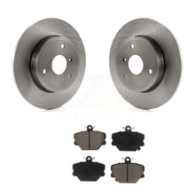 Charger l&#39;image dans la galerie, Front Disc Brake Rotors And Ceramic Pads Kit For Smart Fortwo