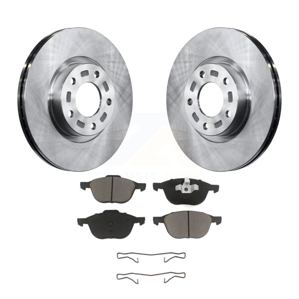 Front Disc Brake Rotors And Ceramic Pads Kit For Mazda 3 5 Sport